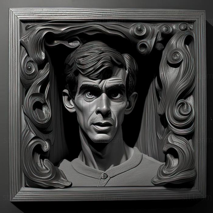 3D model Norman Bates Psycho Anthony Perkins (STL)